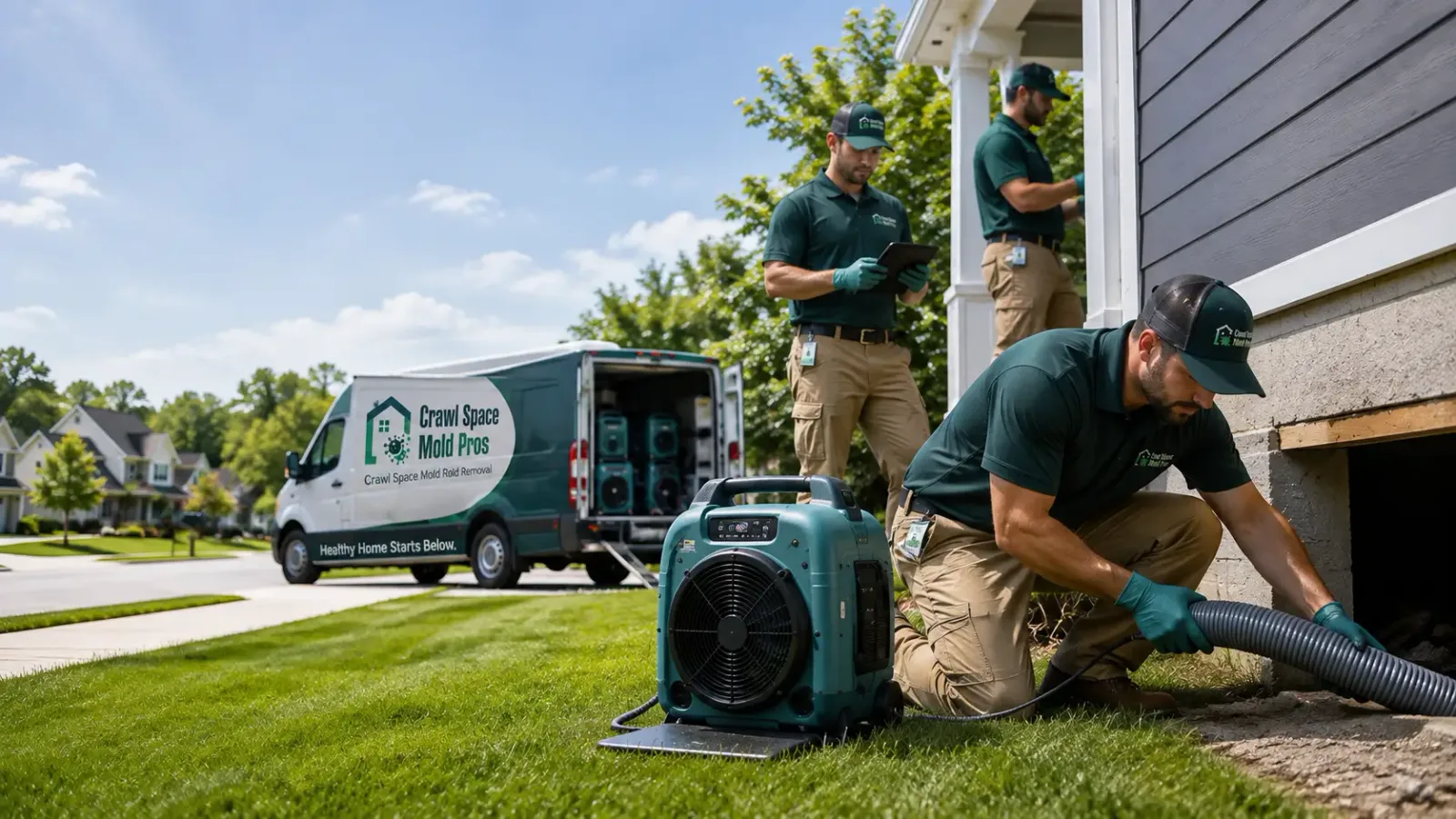 Crawl Space Mold Removal in Merrill, OR